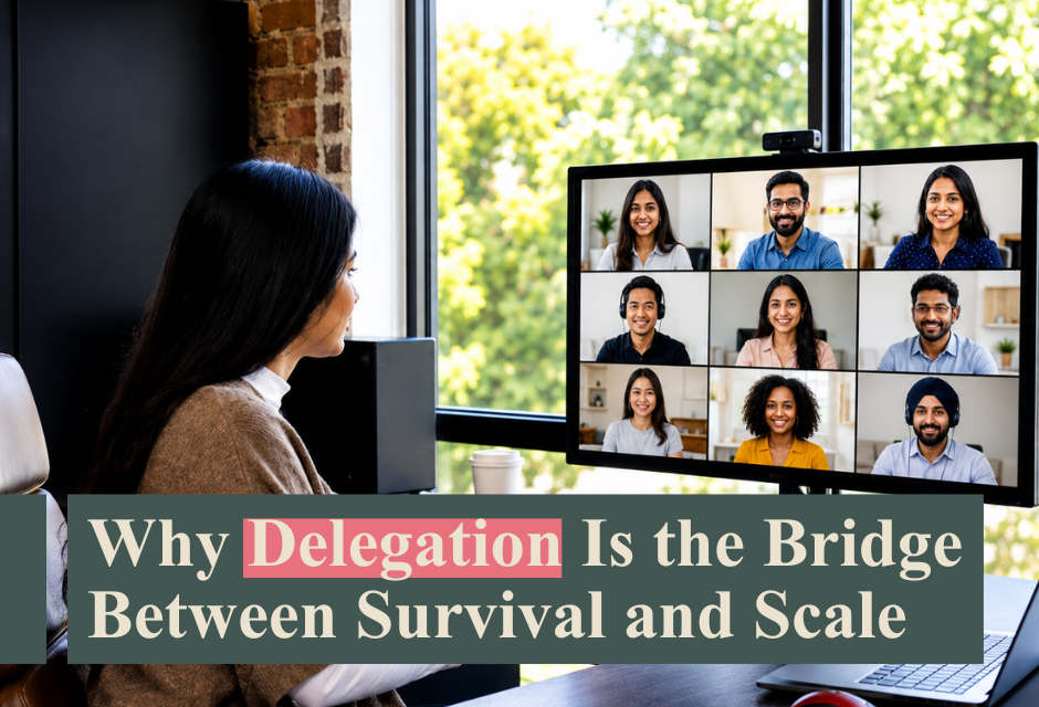 Why Delegation Is the Bridge Between Survival and Scale