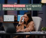 Business owner overwhelmed with operational tasks while remote staffing support increases capacity and improves productivity.