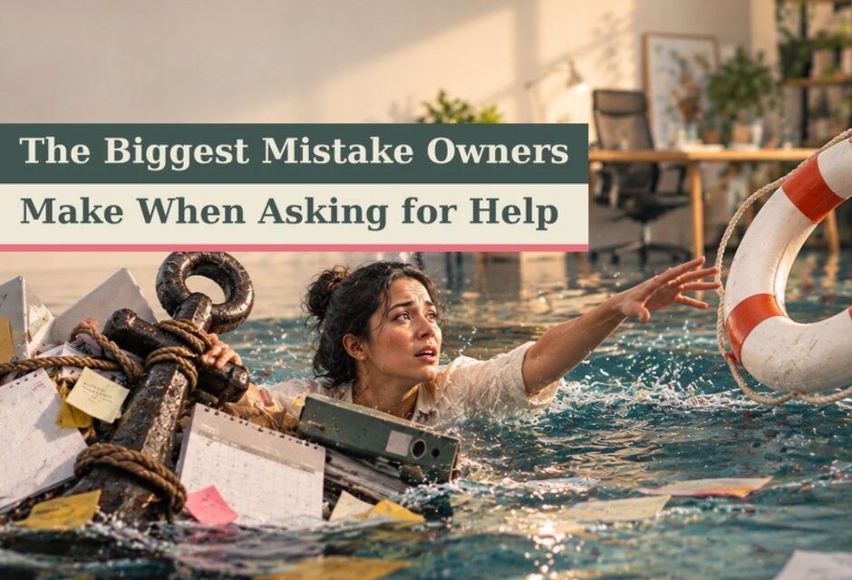 The Biggest Mistake Small Business Owners Make When They Finally Ask for Help