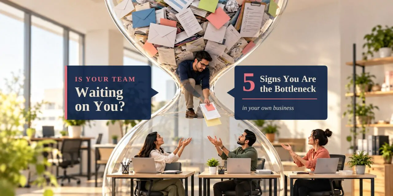 5 Signs You Are the Bottleneck in Your Own Business